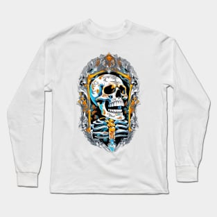 skull art design Long Sleeve T-Shirt